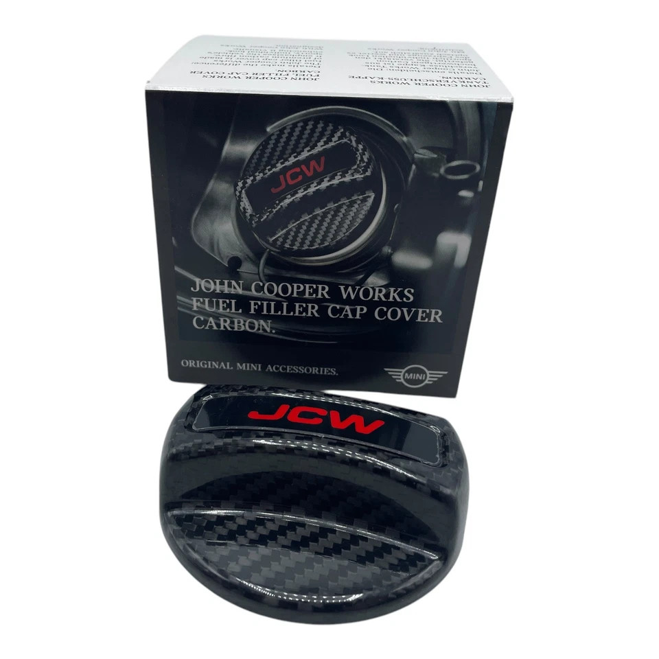 Genuine MINI JCW John Cooper Works Carbon Fiber Fuel Gas Cap Cover