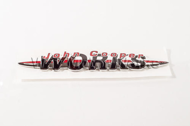 John Cooper Works Rear Badge John Cooper Works Rear Badge