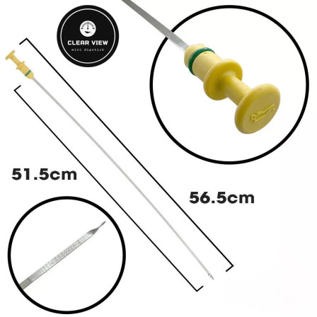 11437585970 yellow mini cooper clear view dipstick r55 r56 r57 n14 n18