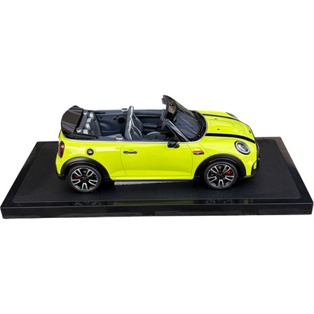 zesty yellow MINI Cooper S John Cooper Works Convertible diecast