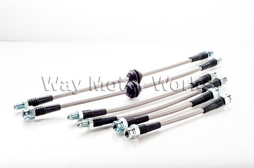 Fiat Abarth stainless steel brake lines