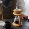 YOUBI Wooden coffee drip stand handle type (Hinoki)
