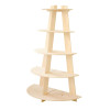 YOUBI Hinoki Plywood Support Tower stand display