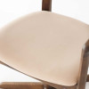 SHIRAKAWA Rapt Swivel Armchair with Upholstered Seat