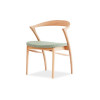 SHIRAKAWA SAISHO Aito Armchair with Upholstered Seat