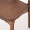 SHIRAKAWA LEVY Armchair with Wooden Seat 