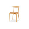 SHIRAKAWA MARC Chair with Wooden Seat 