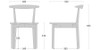 SHIRAKAWA MARC Chair with Wooden Seat 