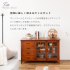 Azumaya Antique 120cm wide cupboard with drawers | Tim  PM-308