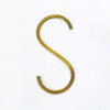 SHESAY BRASS Flat S Hook