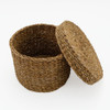 SHESAY Seagrass Basket with Lid