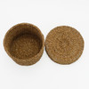 SHESAY Seagrass Basket with Lid