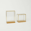SHESAY Brass Frame Display Box Wide