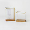SHESAY Brass Frame Display Box Wide