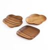SHESAY Teakwood Bud-shaped Plate