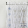 SHESAY Seamly Snowflake Embroidery Curtain