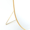 SHESAY Brass-edged Stand Mirror