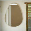 SHESAY Brass-edged Wall and Stand Mirror