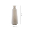 SHESAY Tall Milky Glass Flower Vase 