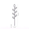 SHESAY Spear Leaf Iron Plant Support 