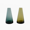 SHESAY Colored Glass Flower Vase Cone