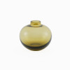 SHESAY Cute Rounded Small Glass Flower Vase 