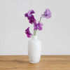 SHESAY Slim Milky Glass Flower Vase