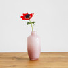 SHESAY Slim Milky Glass Flower Vase