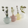 SHESAY Plump Milky Glass Flower Vase