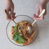 SHESAY BRASS Salad Server with Spork