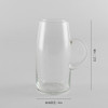SHESAY Crown Glass Tall Beer Mug