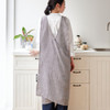 SHESAY Full Apron Linen Relief Herringbone