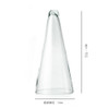 SHESAY Crown Glass Cover Cone Shape