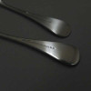 SHESAY Frosted Stainless Steel Leaf Dinner Fork