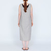SHESAY Cotton Linen Sleeveless Dress