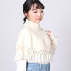 SHESAY Round Poncho with Fringe