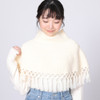 SHESAY Round Poncho with Fringe