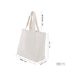 SHESAY Organized Canvas Tote Bag