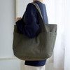 SHESAY Organized Canvas Tote Bag