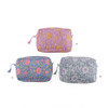 SHESAY Quilted Pouch Bain Flower