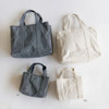 SHESAY Canvas Partition Tote Bag