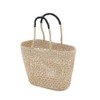 SHESAY Abaca bag with Two-tone Handles