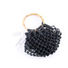 SHESAY Round Bamboo Macrame Bag