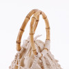 SHESAY Round Bamboo Macrame Bag