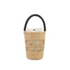 SHESAY Openwork Seagrass One-handle Bag