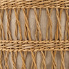 SHESAY Openwork Seagrass One-handle Bag