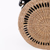 SHESAY Openwork Seagrass Circle Shoulder Bag