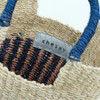 SHESAY Abaca Striped Mini Bag
