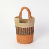 SHESAY Abaca Striped Mini Bag
