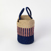 SHESAY Abaca Striped Mini Bag